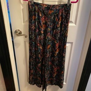 Free People Boho Flowy Wide Leg Pants